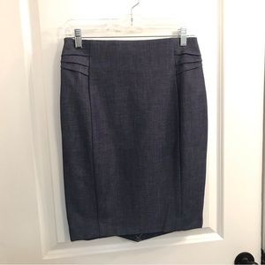 NWT Express Size 4 Chambray Pencil Skirt